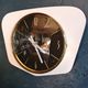 Horloge vintage pendule murale "Mauthe Blanche et Noire"