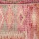 3x13 Rug For Entrway Pale Red Vintage Turkish Runner Rug, 84x394Cm