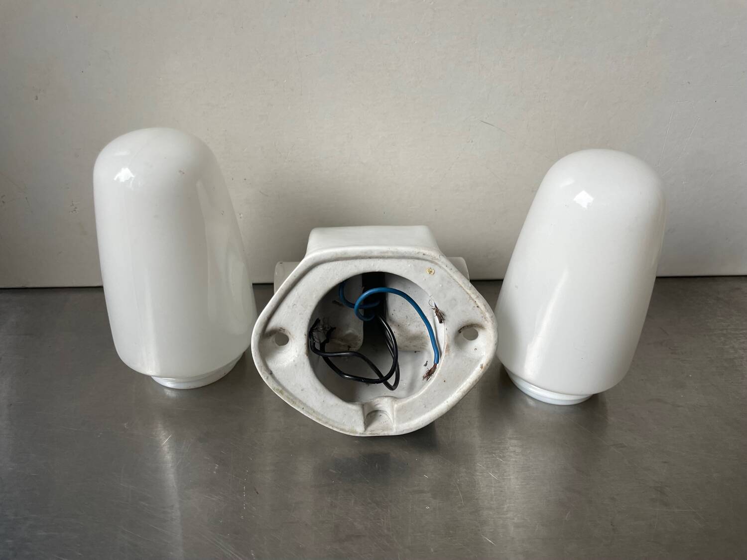 Wilhelm Wagenfeld Bathroom double sided vintage Sconce wall lamp