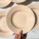 6 assiettes creuses rose digoin sarreguemines