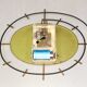 Vintage ortf clock, vedette wall clock 1950s