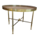 Vintage neoclassical coffee table with mahogany veneer.