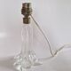 Pied de lampe cristal Art Déco 1950