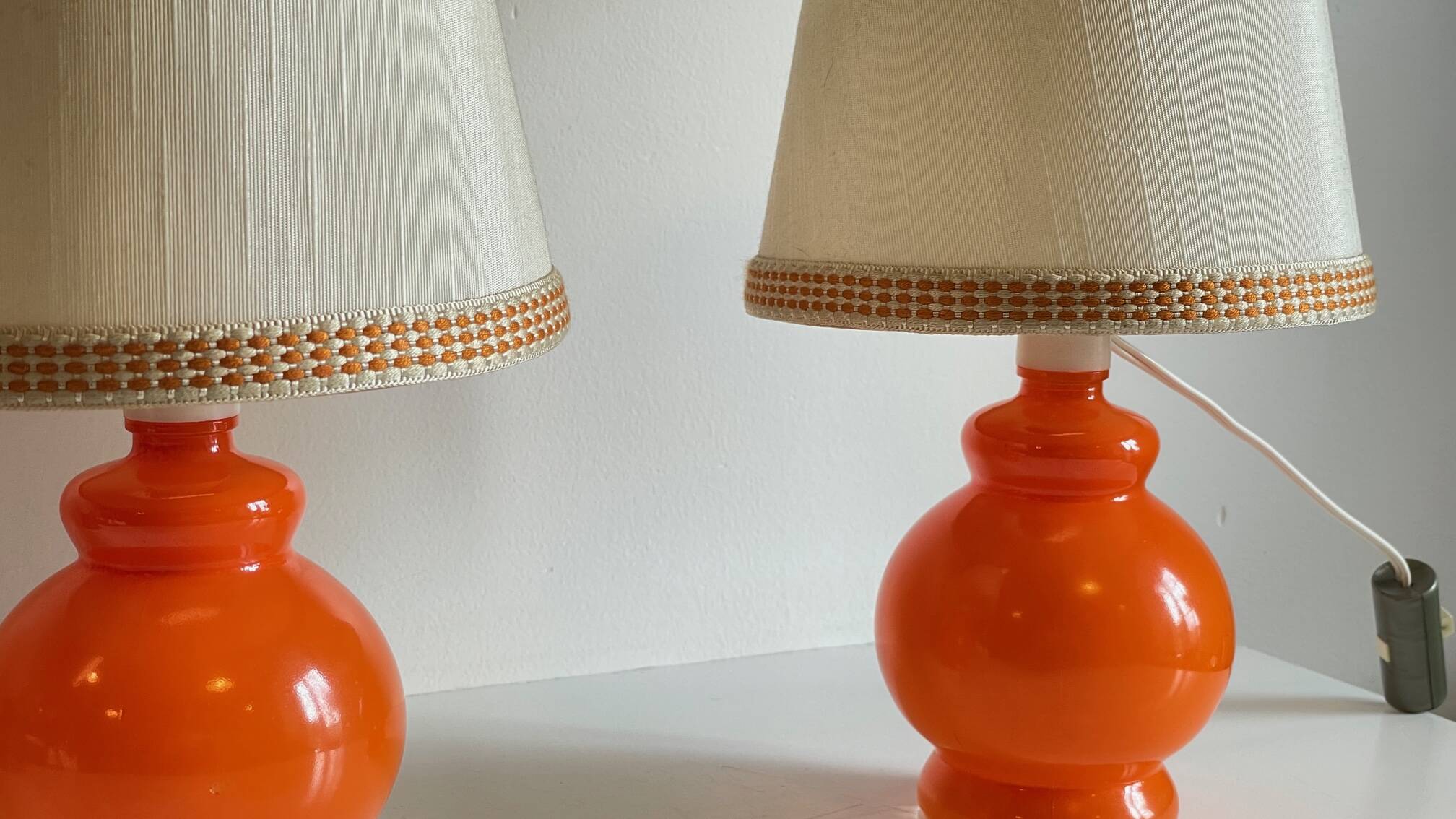 Pair of vintage lamps from the 70s