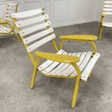 Three garden armchairs from the 1970s