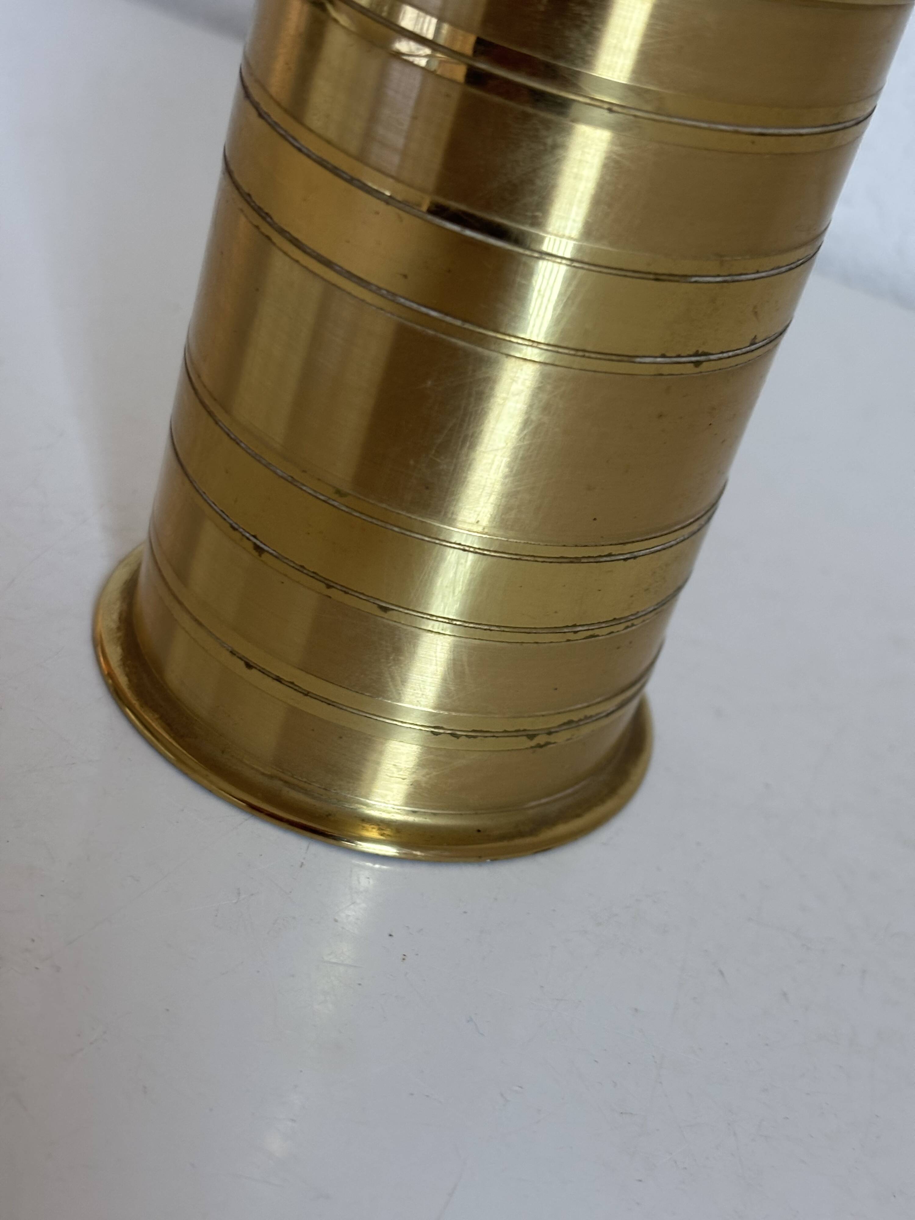 Vintage 1960 cigarette case, gold and black dispenser box - 13 x 7 cm