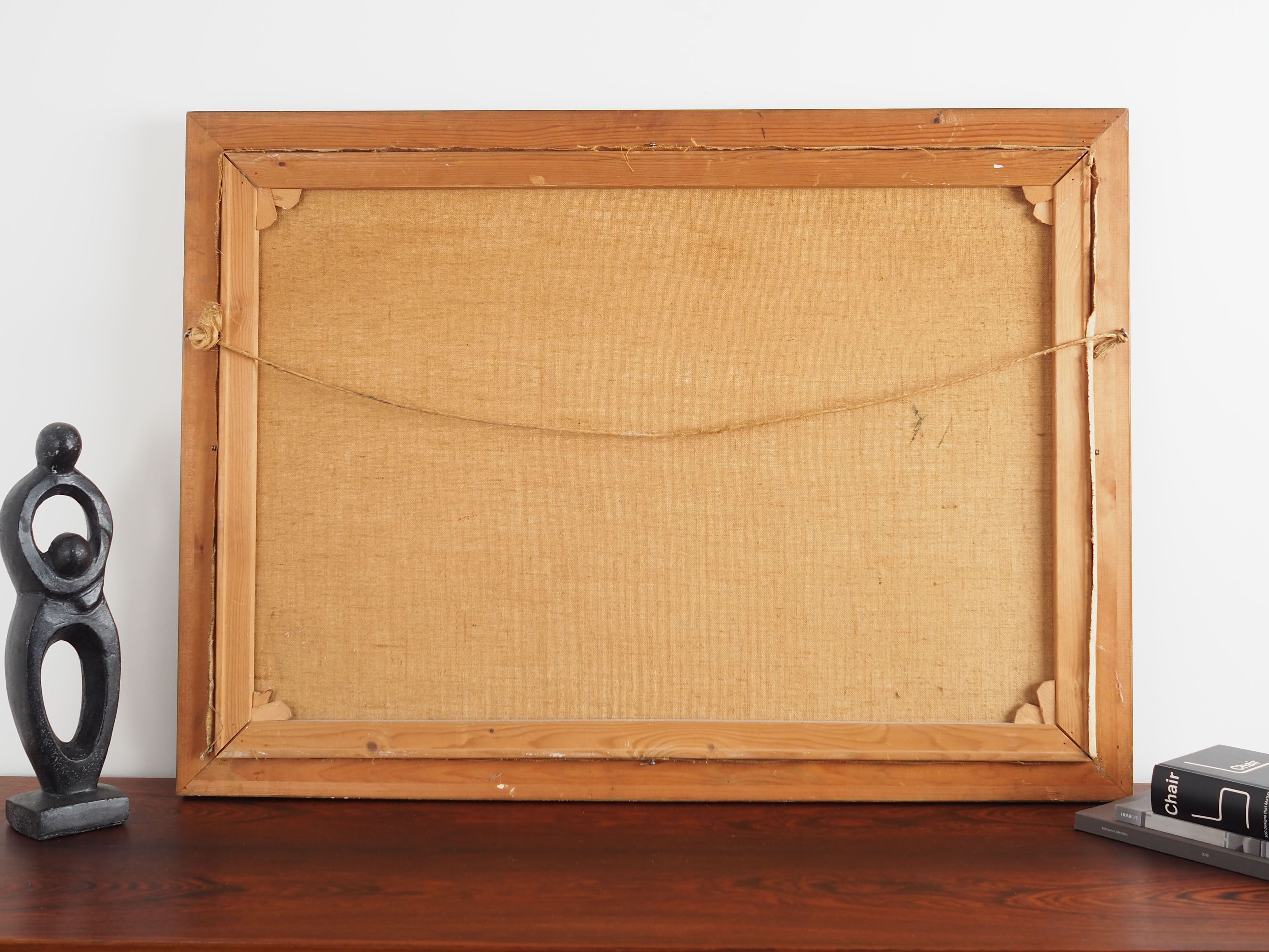 Painting „The Riverside Camp”, Scandinavian design, 19th century, by Vilhelm Oskar Engström