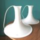 Paire de suspensions en opaline "Holmegaard" Danemark 1965