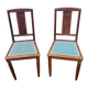 Paire de chaises art déco