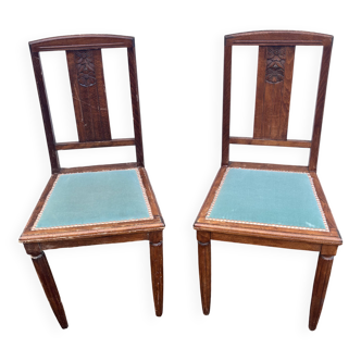 Pair of Art Deco chairs
