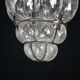 Venetian transparent lantern, Murano glass, Italy, 1970s