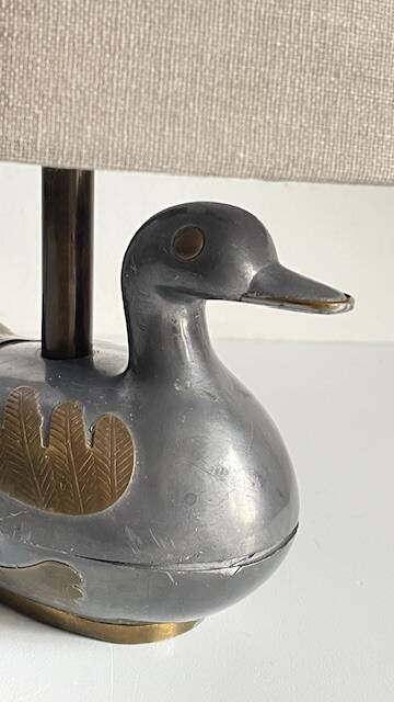 Vintage duck lamp