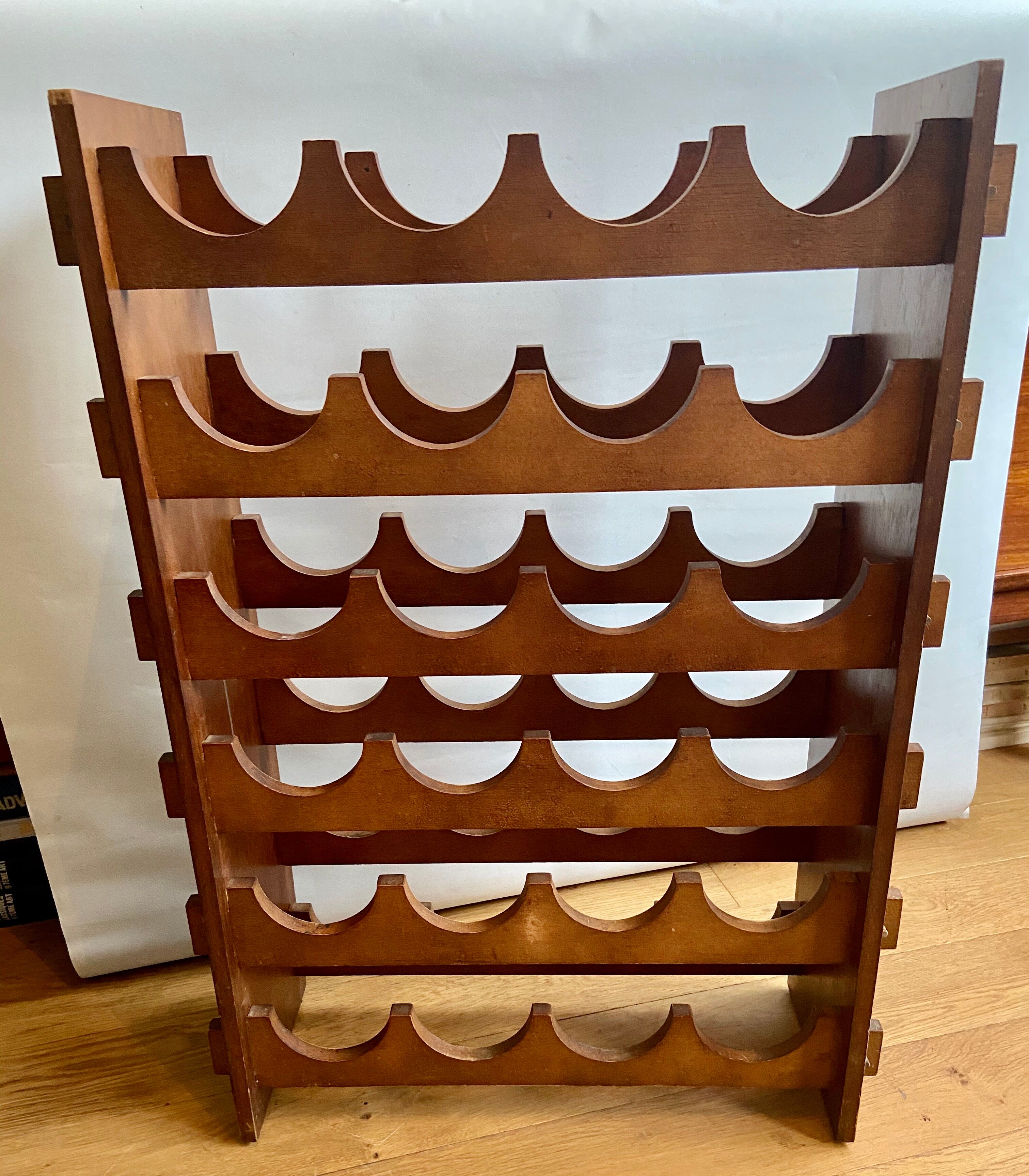 Wooden bottle holder 24 compartments