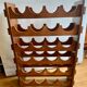 Wooden bottle holder 24 compartments
