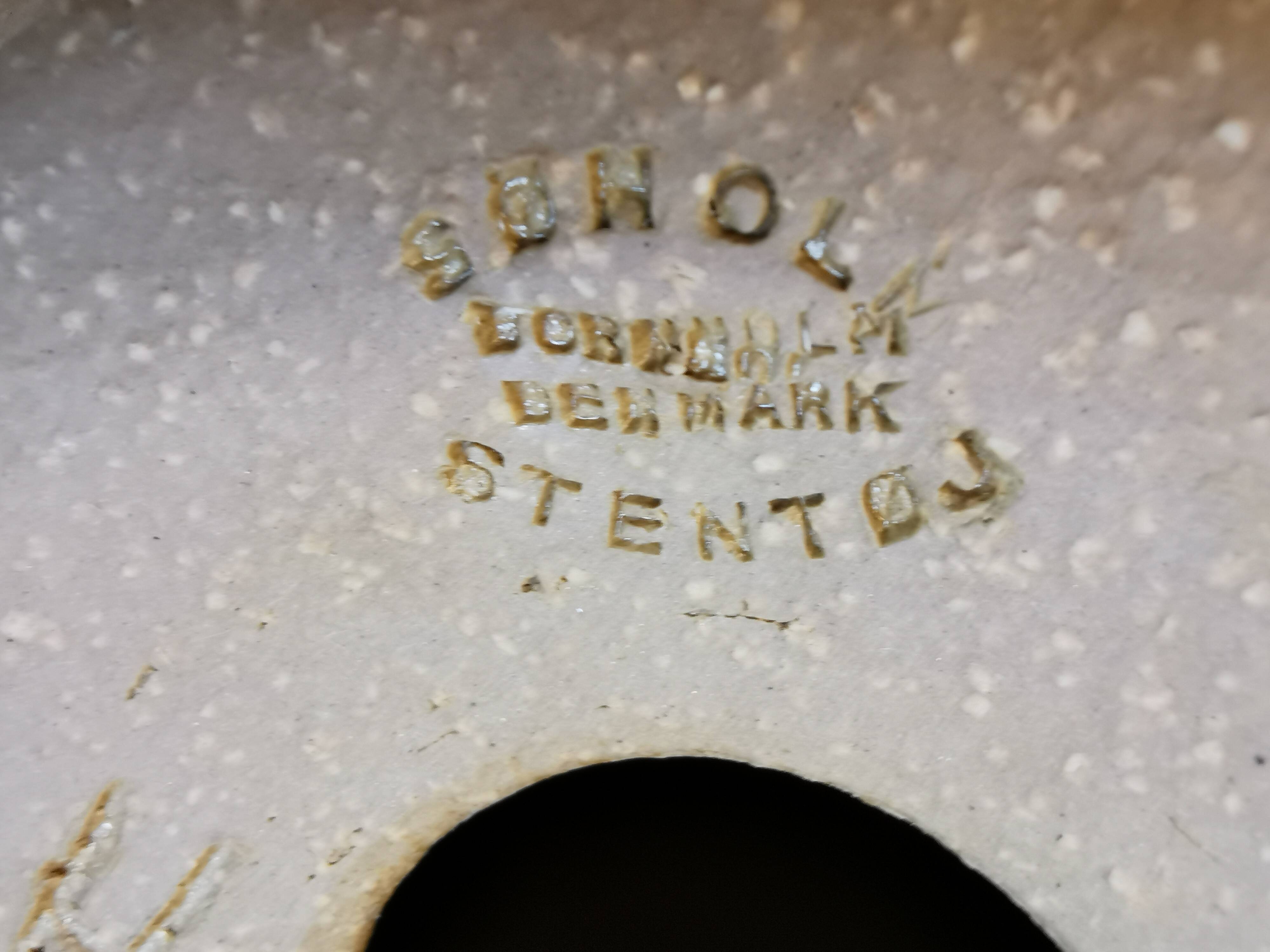 Ceramic table lamp from Danish company Søholm. Designed by Svend Hermansen (SH)