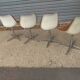 Set of 2 monohull and rotating chairs by Schweitzer for Lafargue S.A dated january 19