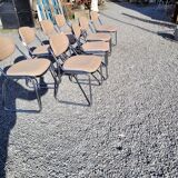 Set of 8 vintage office chairs