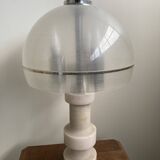 Vintage 70s marble and plexiglass lamp