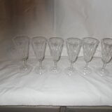 Lot 6 flutes ciselés