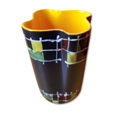 60s glazed ceramic vase