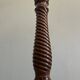 Twisted wooden stool