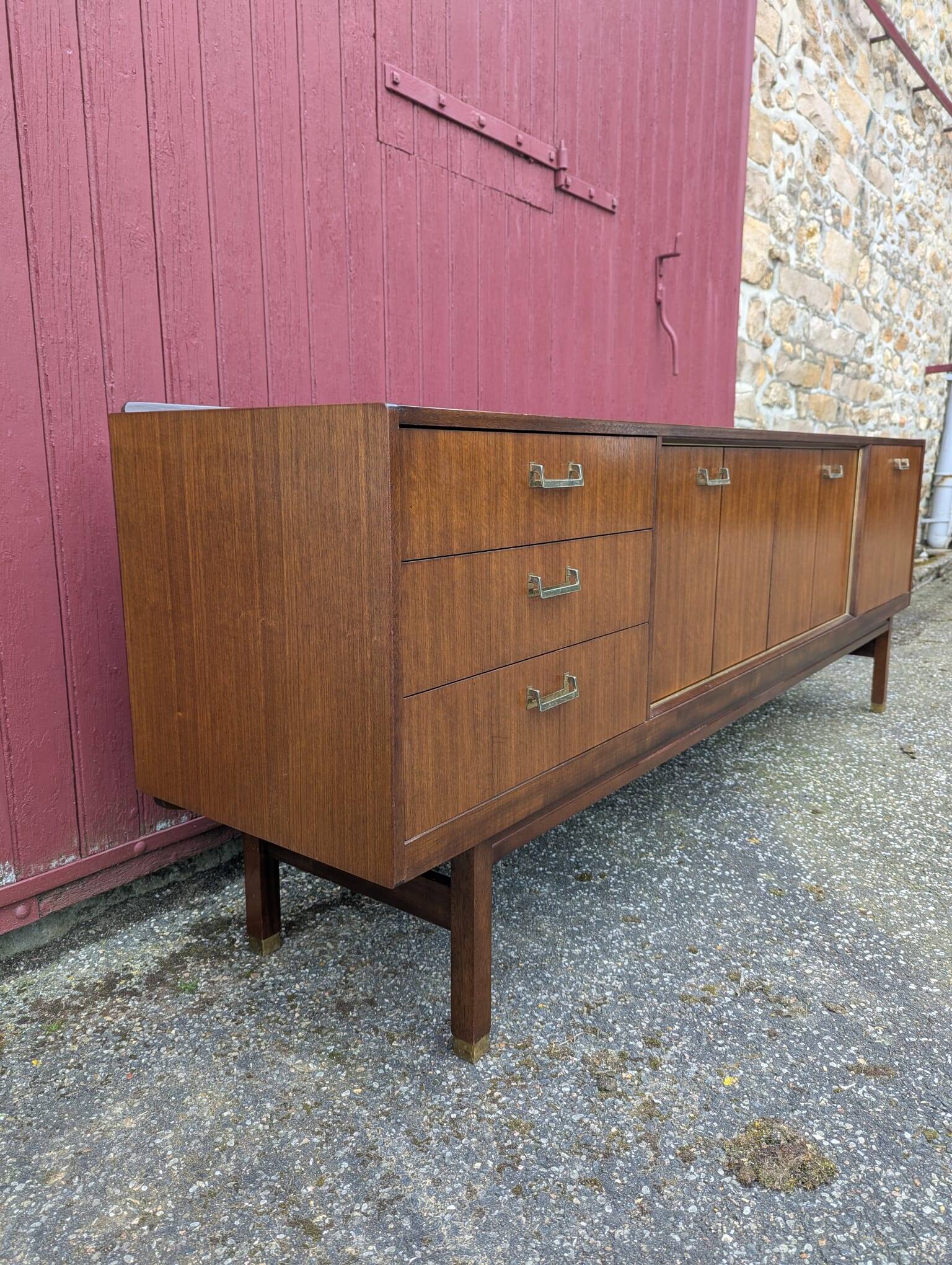 Vintage teak enfilade G-Plan (E. Gomme) - 220 cm