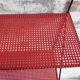 Steel wall rack with 2 shelves by Tjerk Reijenga perforated for Pilastro