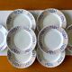 8 antique flat plates in Gien earthenware