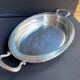 Rino Greggio - OLRI and Pyrex - Large serving dish - Modern - Silver metal, Glass