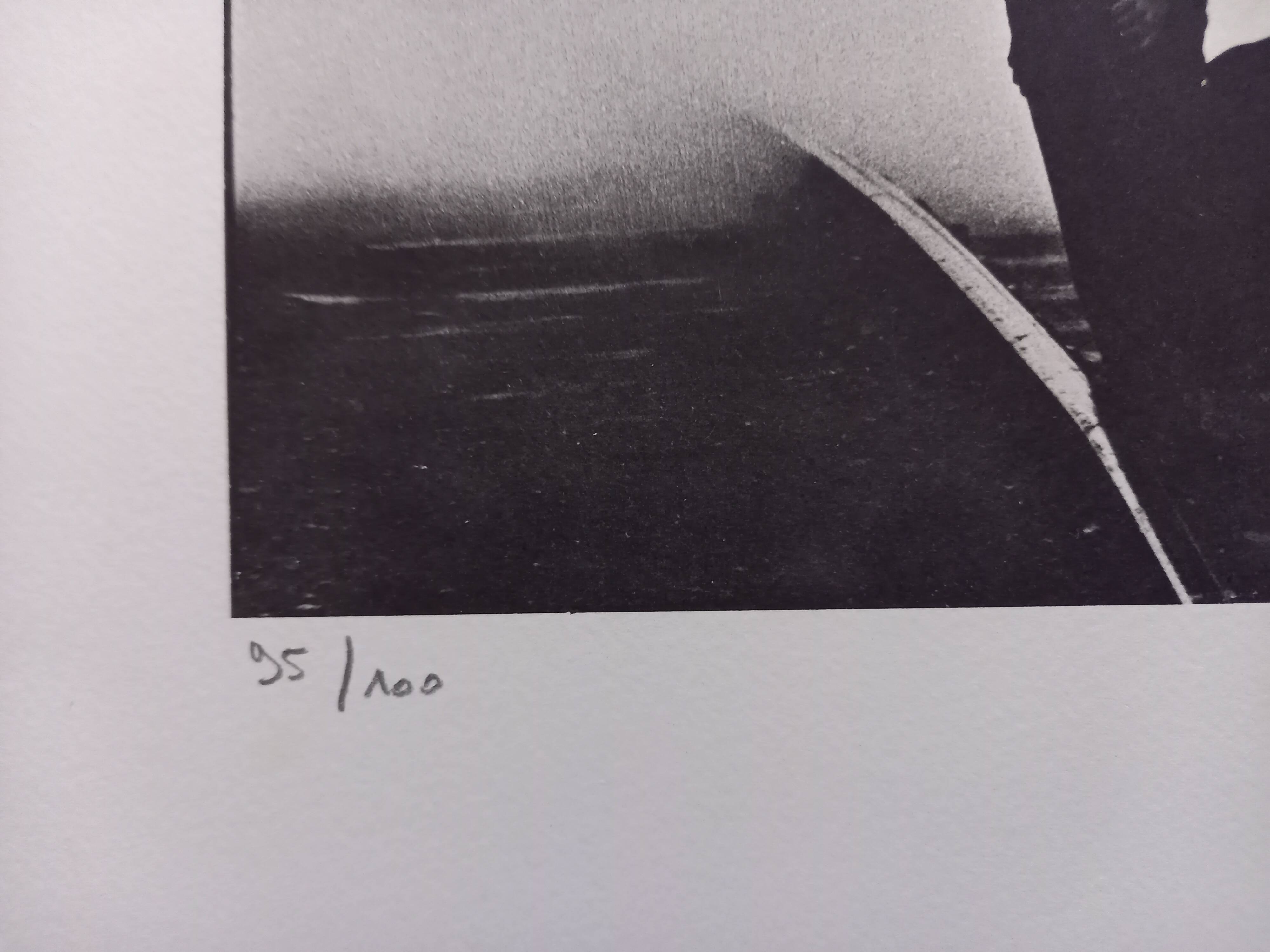 Silver photograph, screen print by Christian Louis (1948-2011), numbered and signed