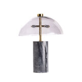 Lampe table pied marbre