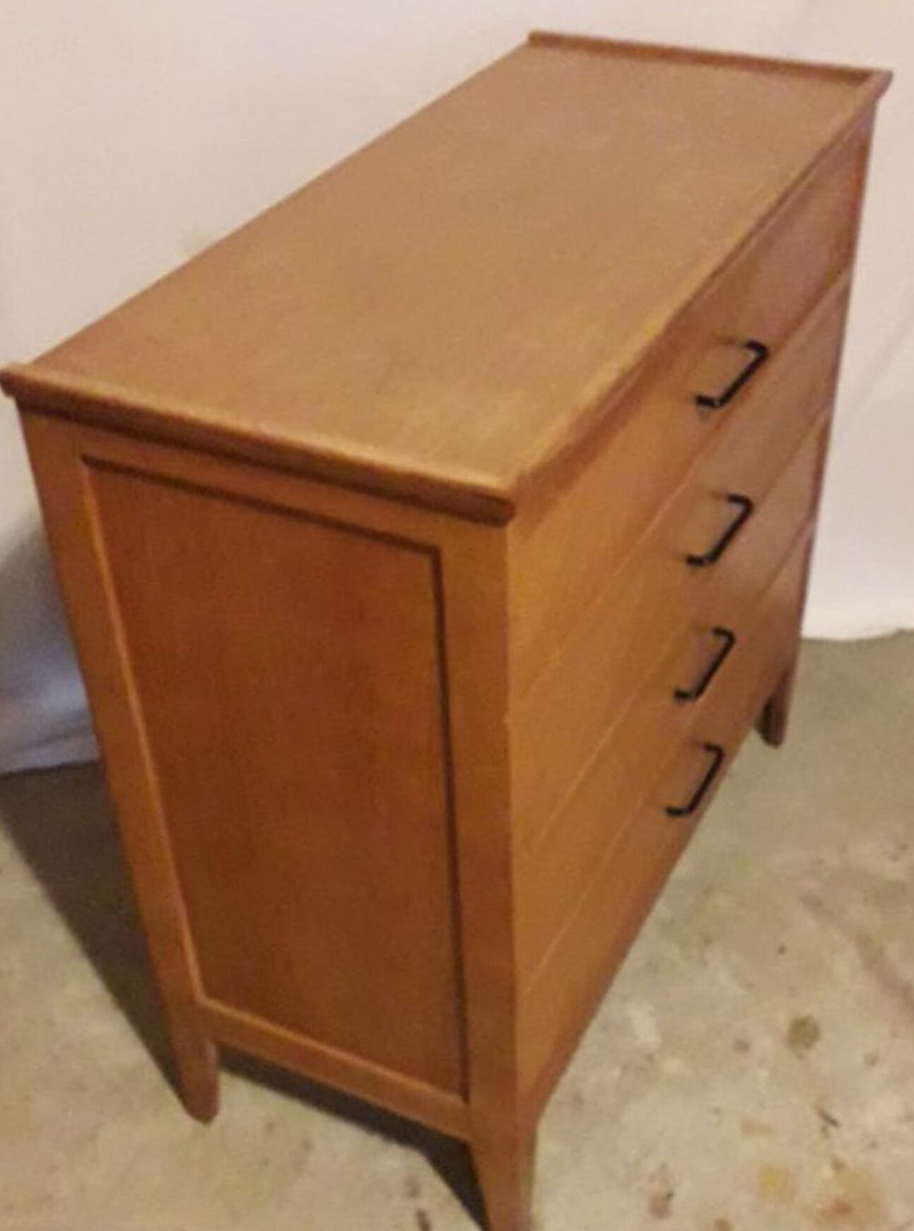 Vintage blond wood dresser