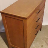 Vintage blond wood dresser