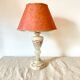 Vintage lamp in alabaster and mother-of-pearl