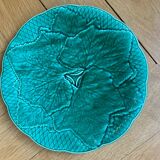 Gien leaf slip dessert plates