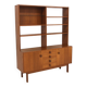 Bibliothèque scandinave en teck, Suède, 1960