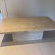 Modular coffee table/console in travertine – vintage