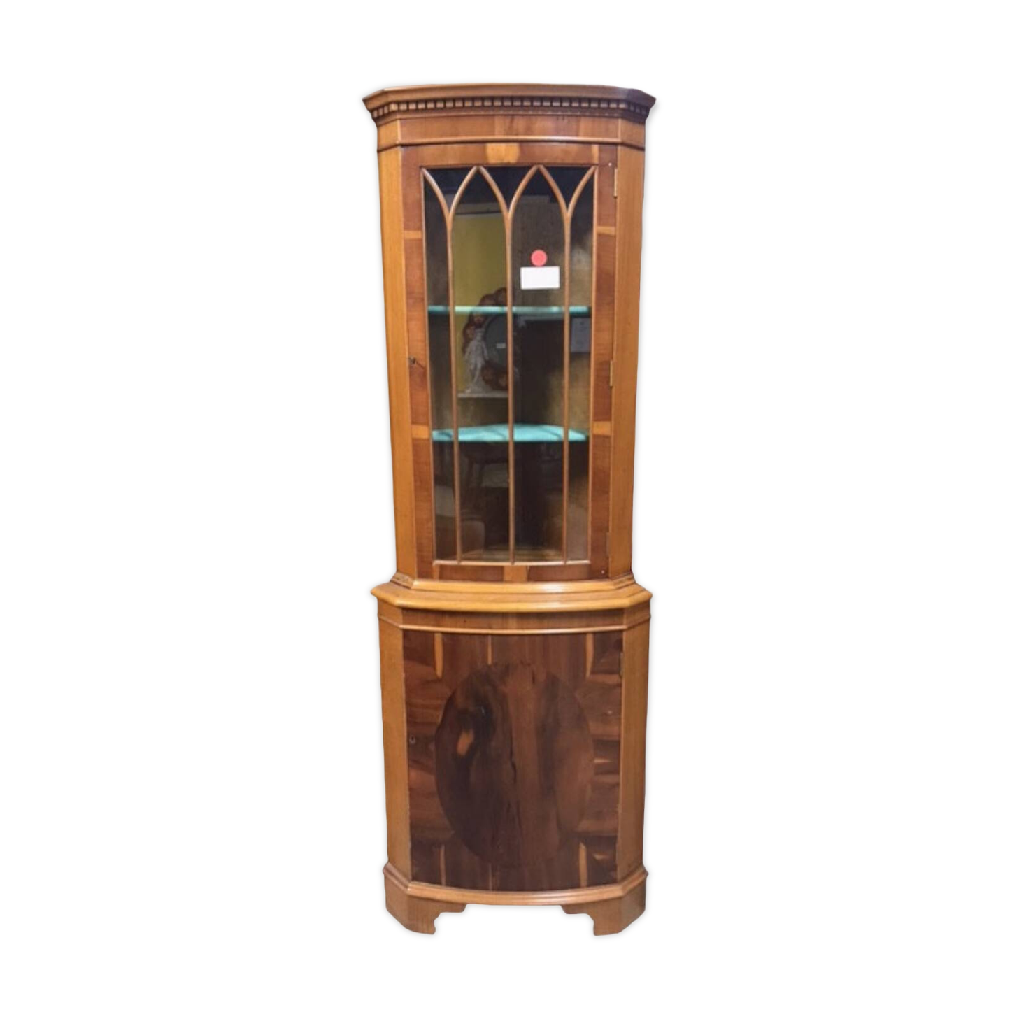 English corner cupboard