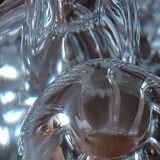 French crystal vase from Vannes stamped
