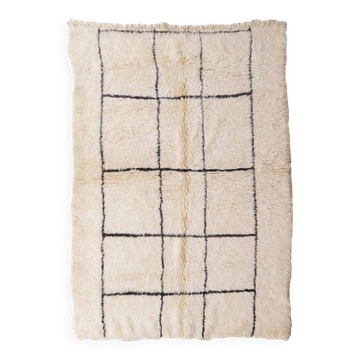 Tapis Marmoucha Blanc Ecru - 254 x 174 cm