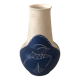 Vase Blanc Bleu Céramique