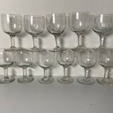 Antique stemmed glasses