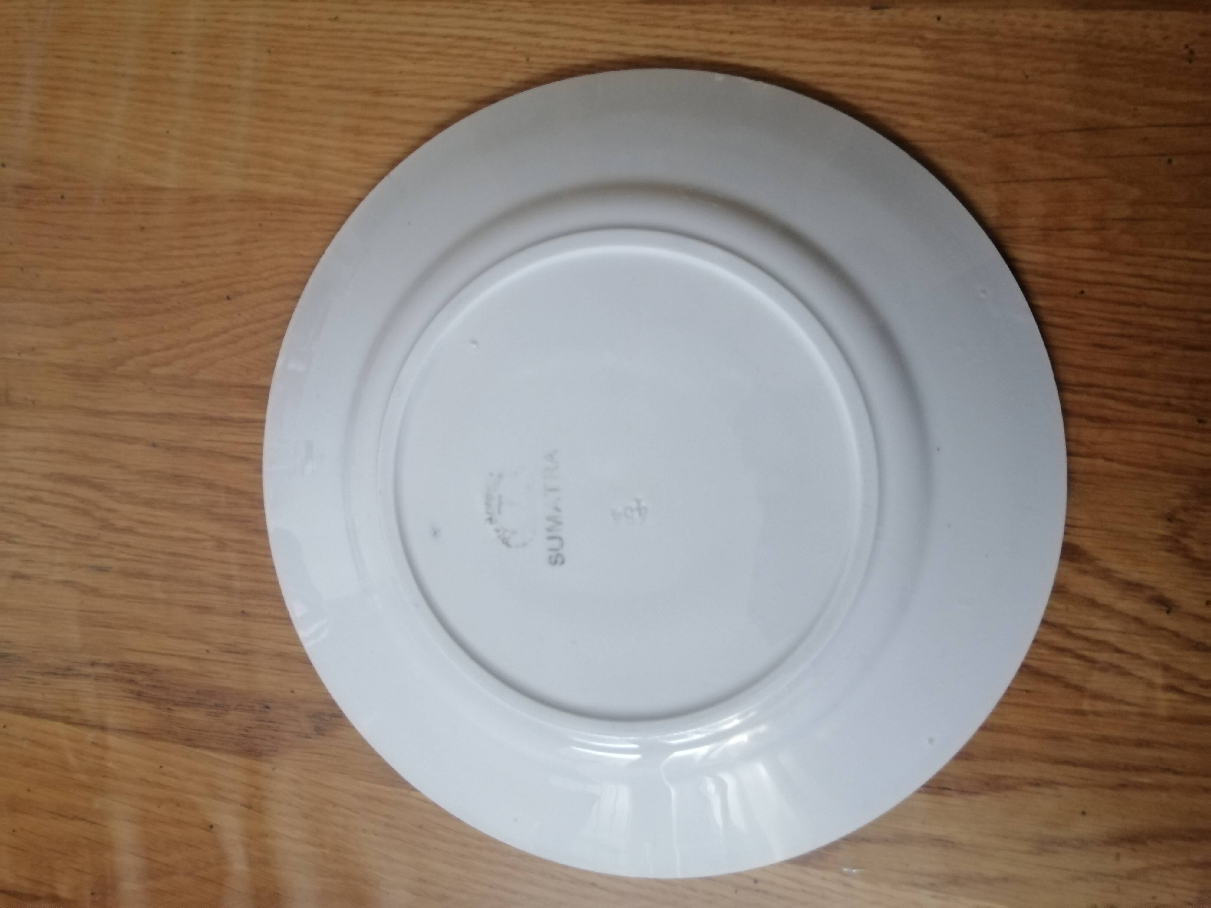 Set of three vintage deep plates