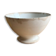 Old earthenware bowl on a pedestal, Badonviller, France.