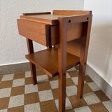 60s Scandinavian style bedside table