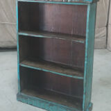 Shelf blue old old teak