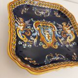 Gien vide poche plat en faïence renaissance