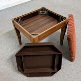 Art deco stool with secret compartment
