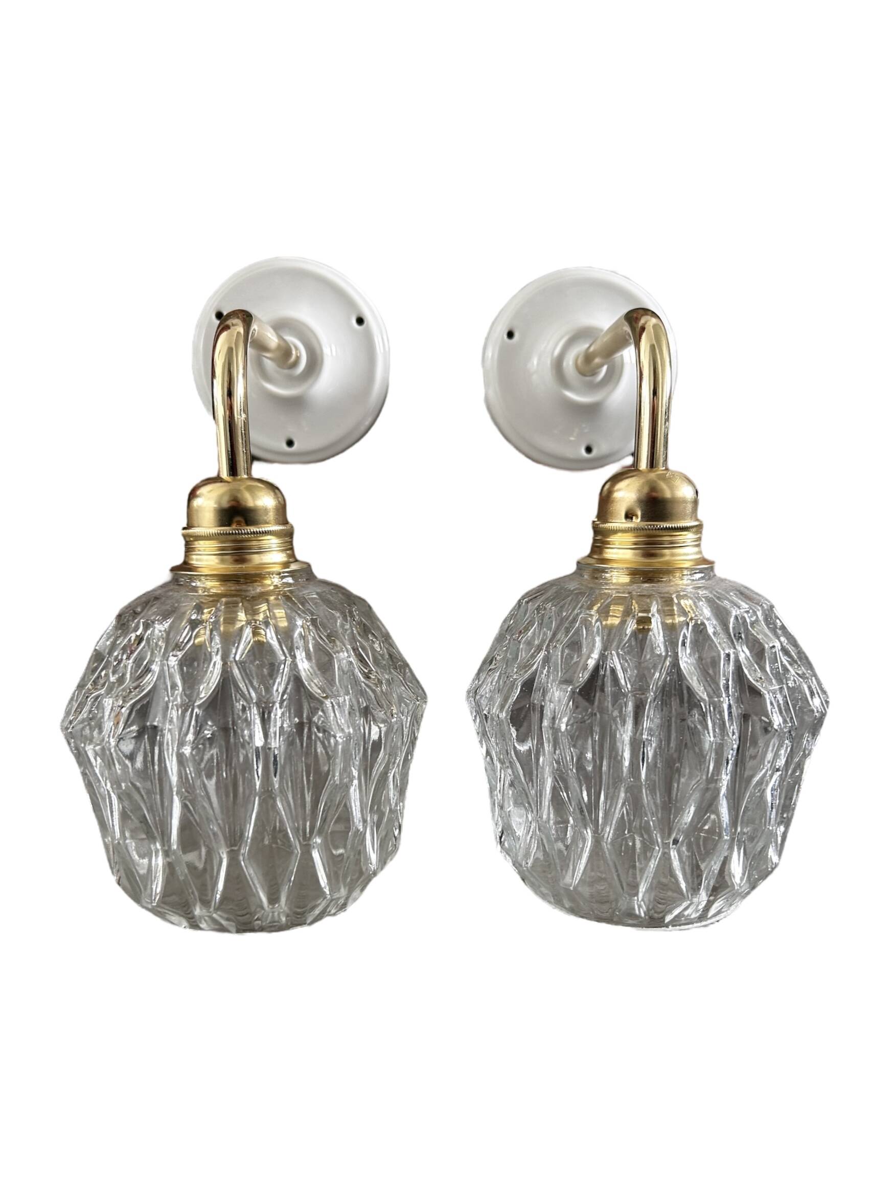 Pair of vintage wall lights
