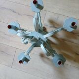 Gustavian style wooden chandelier